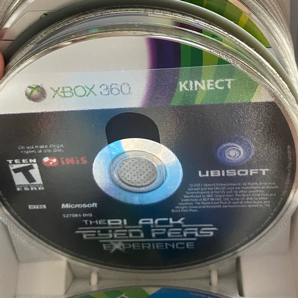 Xbox 360 Kinect Black eyed peas game